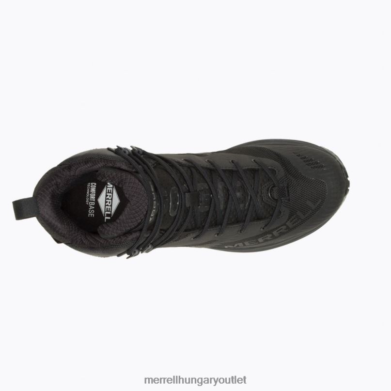 férfiak Merrell fekete szélhámos taktikai gore-tex cipő H06N0559