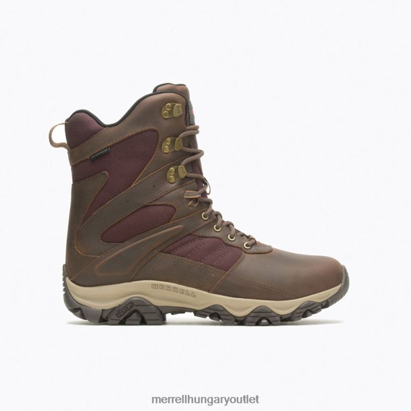 férfiak Merrell karamell moab 2 timber 8'' thermo vízálló cipő H06N0658