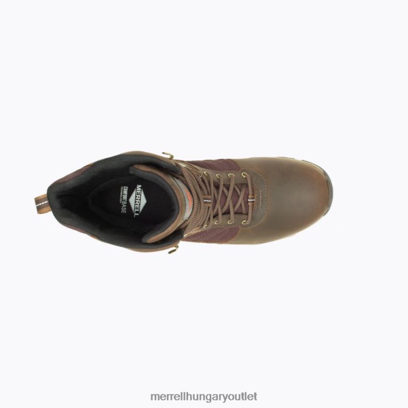 férfiak Merrell karamell moab 2 timber 8\'\' thermo vízálló cipő H06N0658