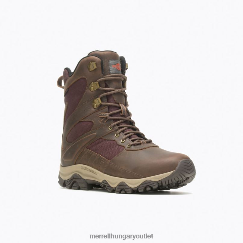 férfiak Merrell karamell moab 2 timber 8\'\' thermo vízálló cipő H06N0658