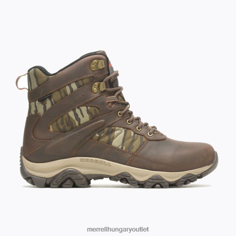 férfiak Merrell karamell/tölgy moab 2 timber 6'' vízálló cipő H06N0599