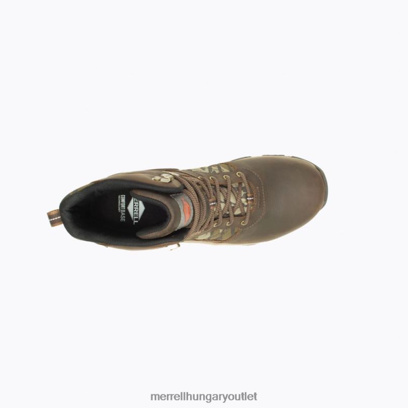 férfiak Merrell karamell/tölgy moab 2 timber 6\'\' vízálló cipő H06N0599