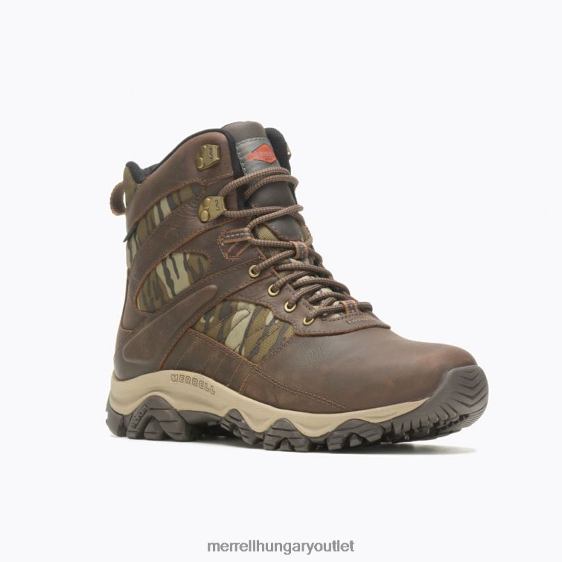 férfiak Merrell karamell/tölgy moab 2 timber 6\'\' vízálló cipő H06N0599