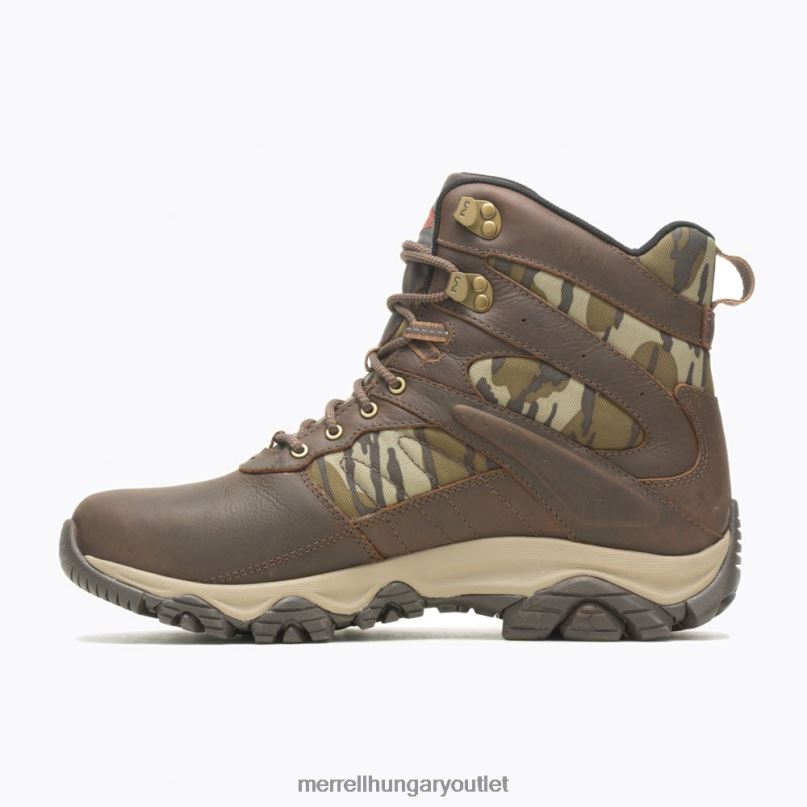 férfiak Merrell karamell/tölgy moab 2 timber 6\'\' vízálló cipő H06N0599