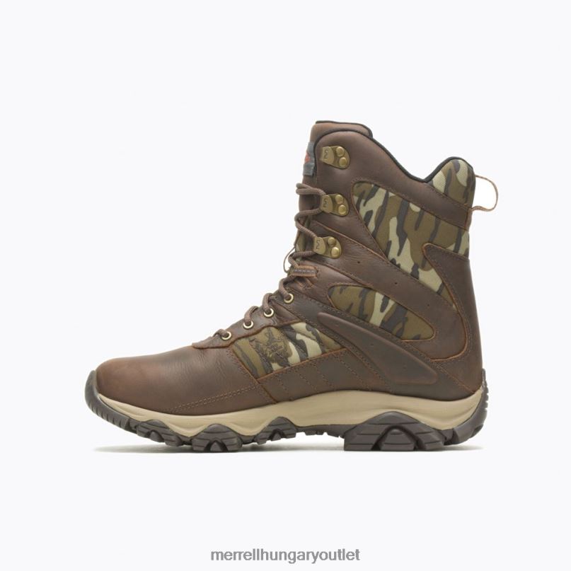 férfiak Merrell karamell/tölgy moab 2 timber 8\'\' thermo vízálló cipő H06N0657
