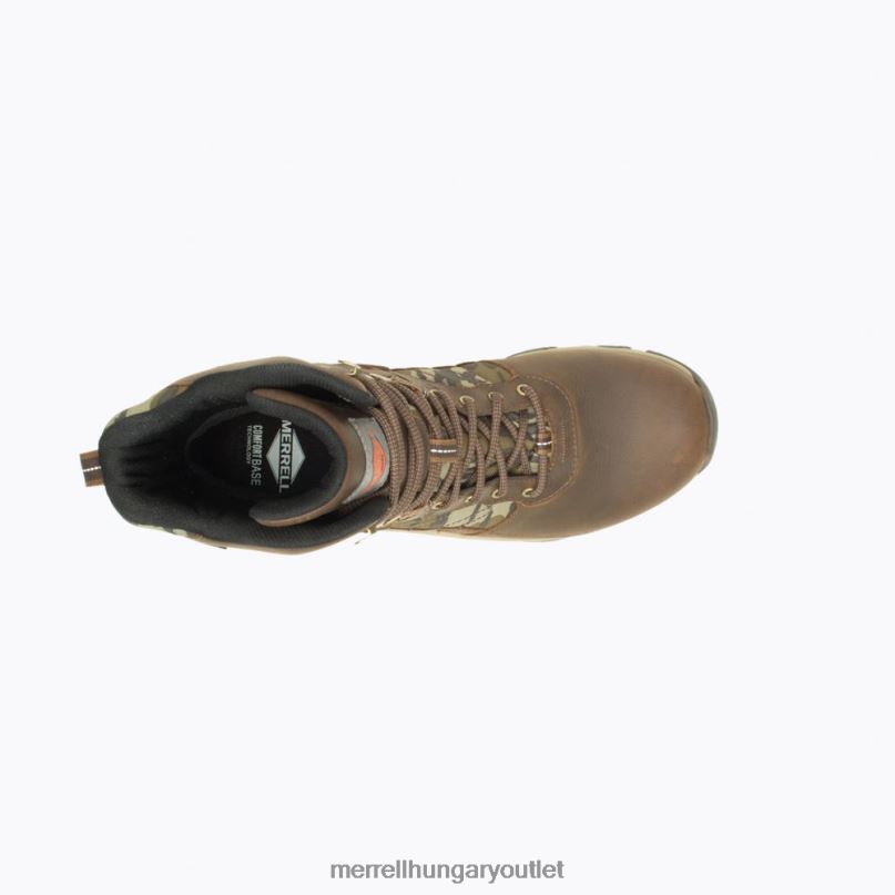 férfiak Merrell karamell/tölgy moab 2 timber 8\'\' vízálló cipő H06N0636