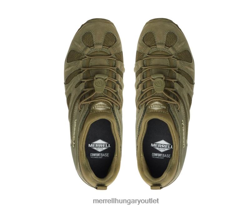férfiak Merrell sötét olajbogyó cham 8 stretch taktikai cipő H06N0481