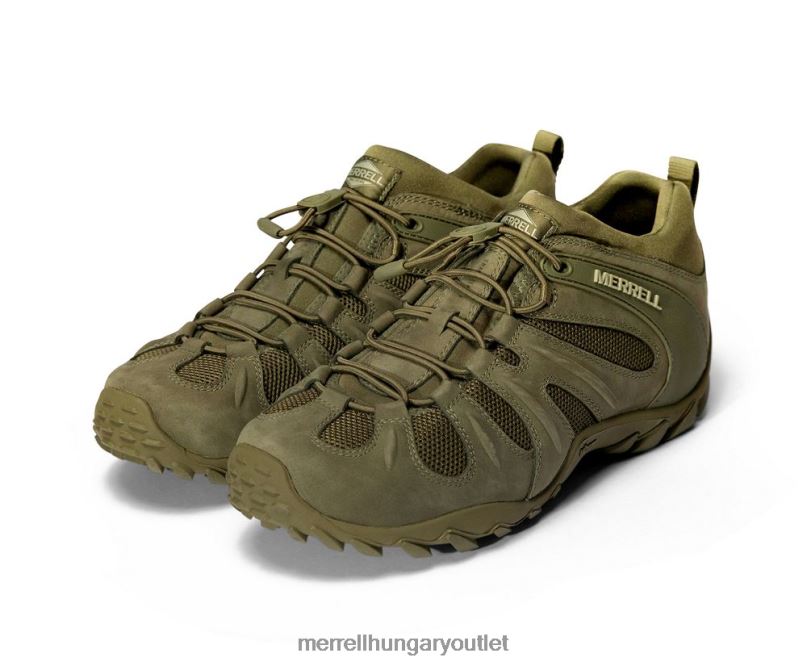 férfiak Merrell sötét olajbogyó cham 8 stretch taktikai cipő H06N0481