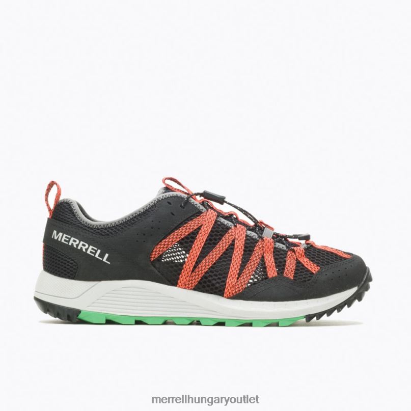 férfiak Merrell fekete/mandarin wildwood aerosport cipő H06N0698