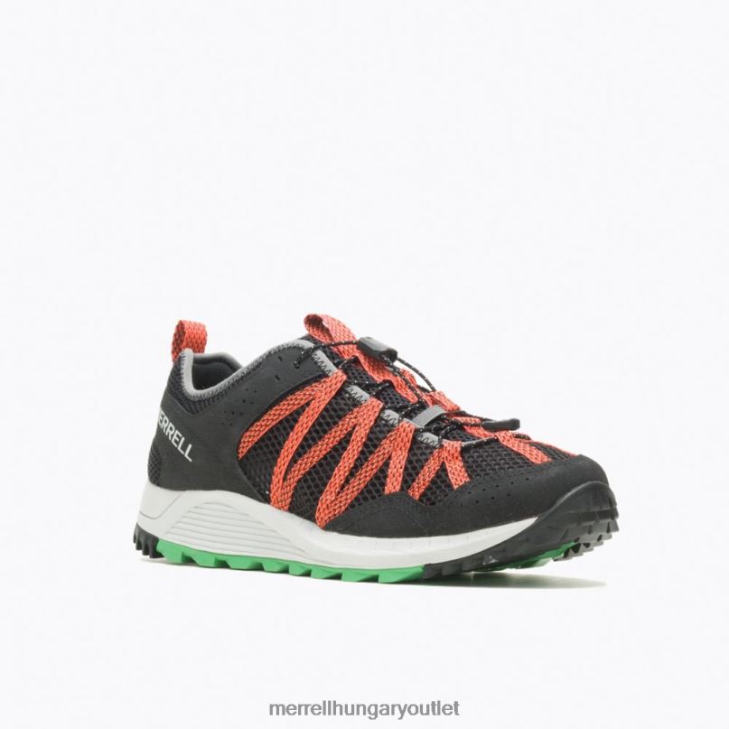 férfiak Merrell fekete/mandarin wildwood aerosport cipő H06N0698