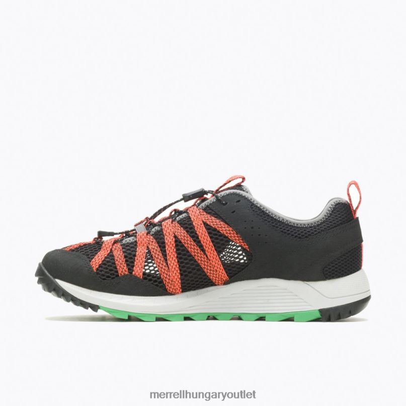 férfiak Merrell fekete/mandarin wildwood aerosport cipő H06N0698