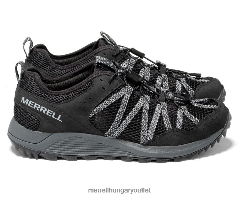 férfiak Merrell fekete wildwood aerosport cipő H06N0699