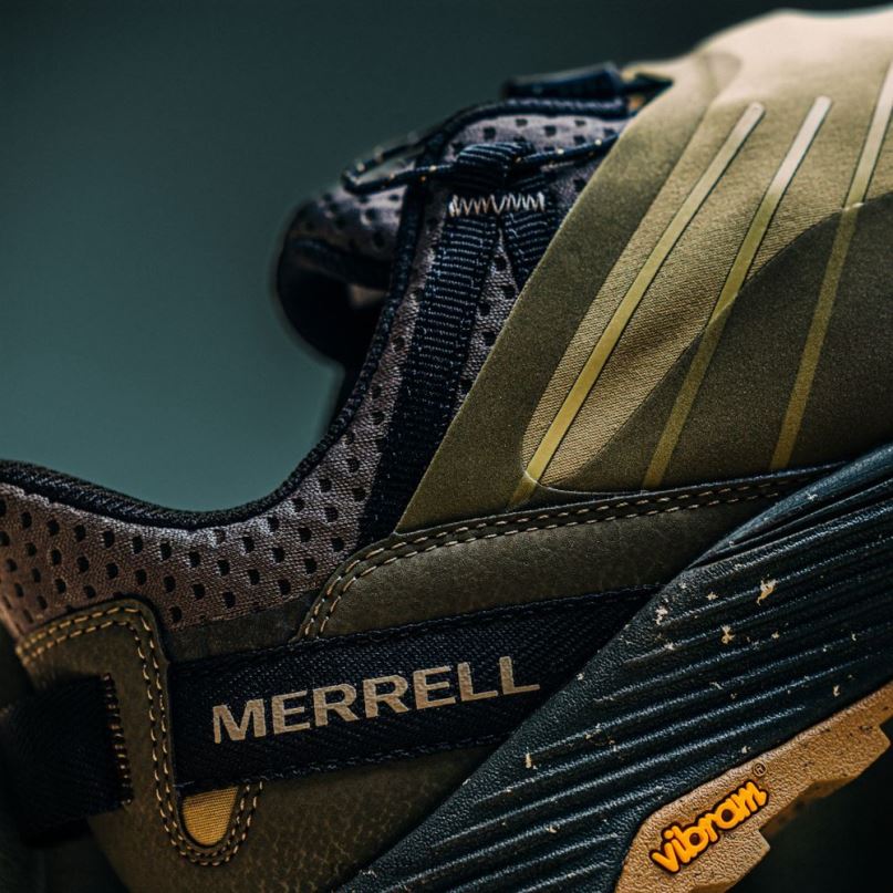 férfiak Merrell olajbogyó beszállni csipkepajzsos tornacipőbe cipő H06N049