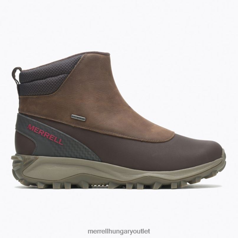 férfiak Merrell agyag thermo kiruna mid zip vízálló cipő H06N0758