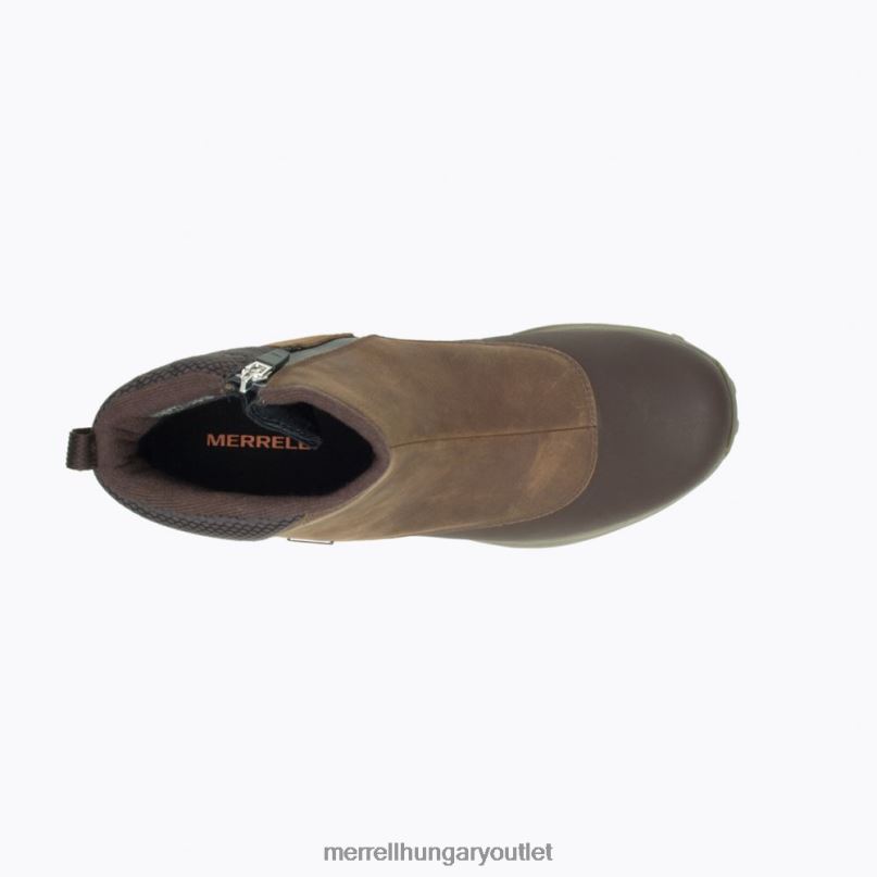 férfiak Merrell agyag thermo kiruna mid zip vízálló cipő H06N0758