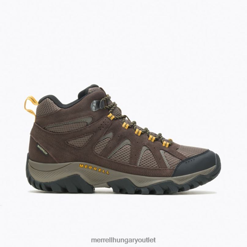 férfiak Merrell eszpresszó oakcreek mid vízálló széles szélesség cipő H06N0604
