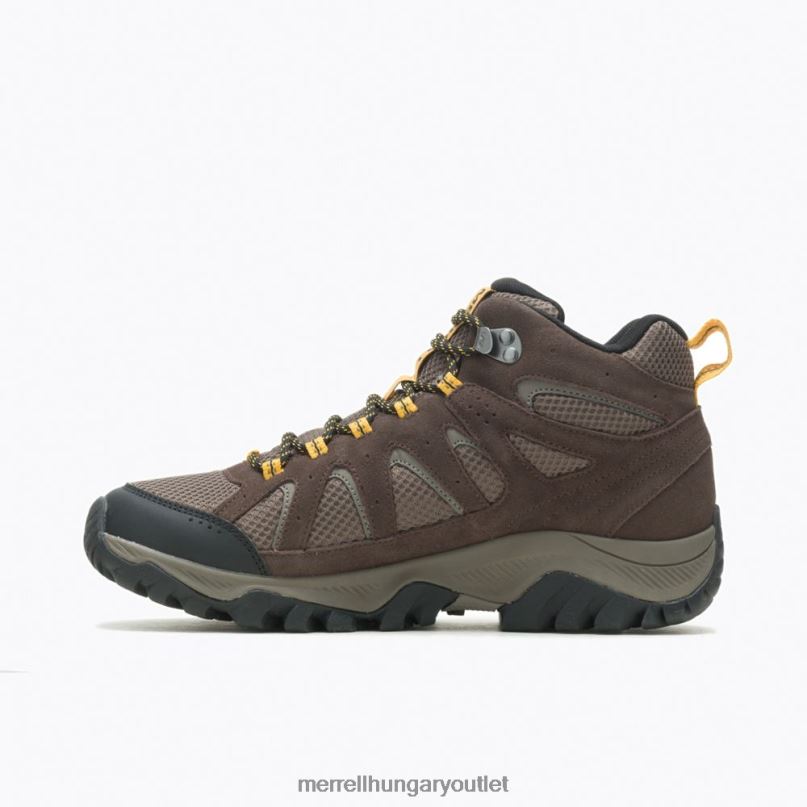 férfiak Merrell eszpresszó oakcreek mid vízálló széles szélesség cipő H06N0604