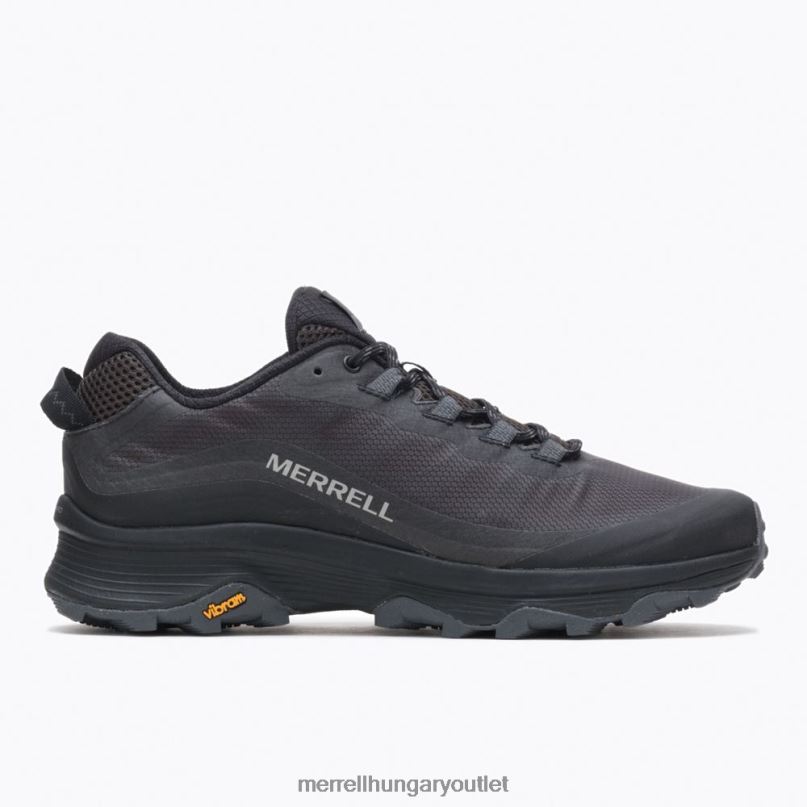 férfiak Merrell fekete/aszfalt moab sebesség cipő H06N0514
