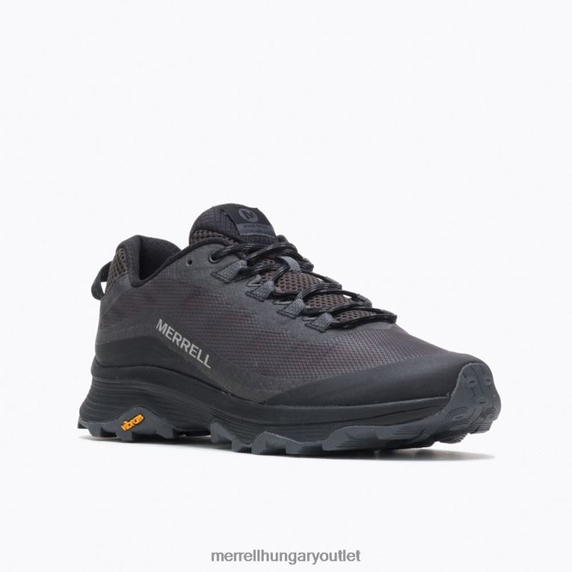 férfiak Merrell fekete/aszfalt moab sebesség cipő H06N0514