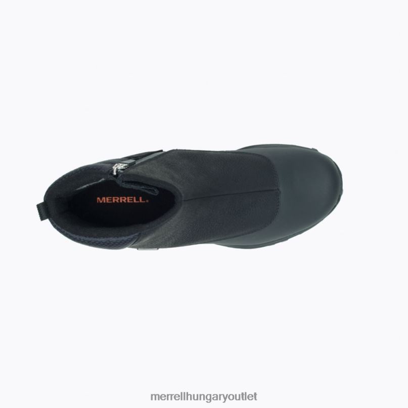 férfiak Merrell fekete/emlékmű thermo kiruna mid zip vízálló cipő H06N0757