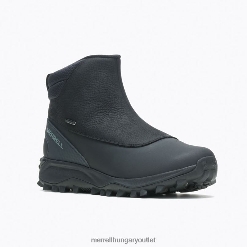 férfiak Merrell fekete/emlékmű thermo kiruna mid zip vízálló cipő H06N0757