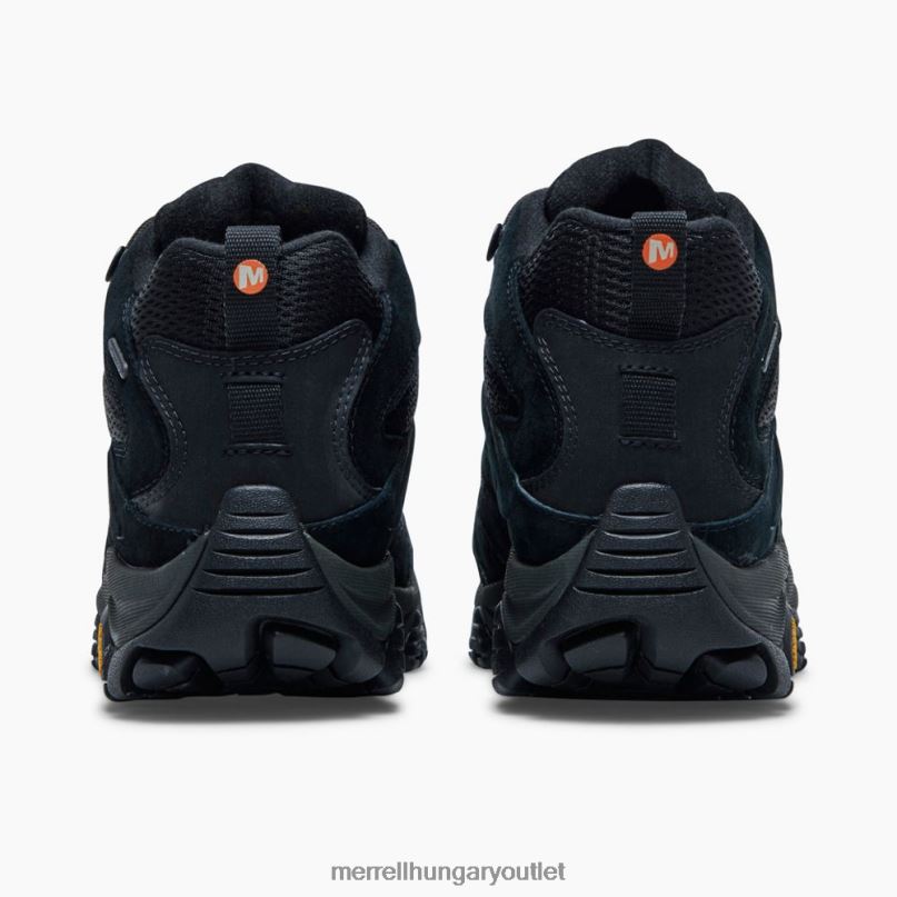 férfiak Merrell fekete moab 3 mid vízálló cipő H06N0129