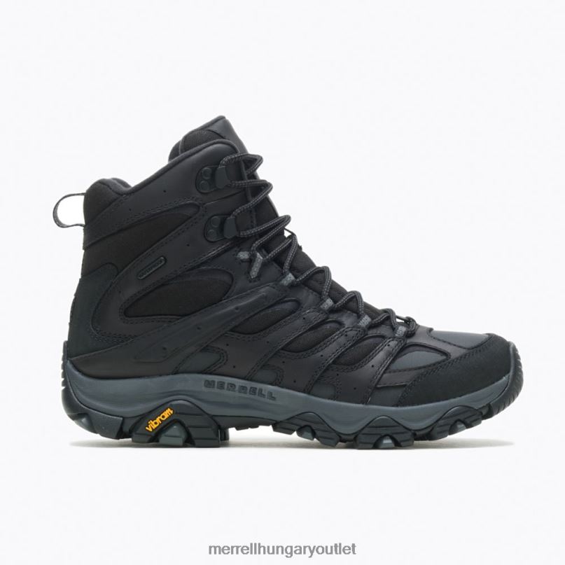 férfiak Merrell fekete moab 3 thermo magas vízálló cipő H06N0634