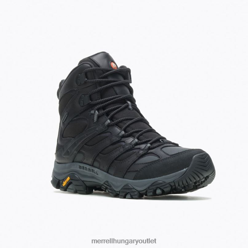 férfiak Merrell fekete moab 3 thermo magas vízálló cipő H06N0634