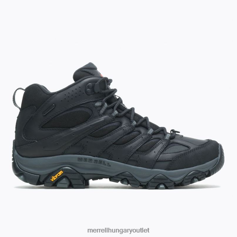 férfiak Merrell fekete moab 3 thermo mid vízálló széles szélesség cipő H06N0628