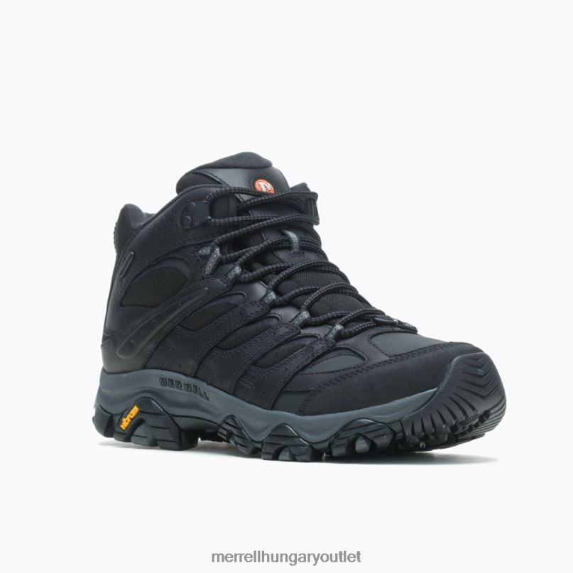 férfiak Merrell fekete moab 3 thermo mid vízálló széles szélesség cipő H06N0628