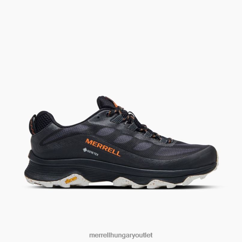 férfiak Merrell fekete moab sebesség gore-tex cipő H06N022