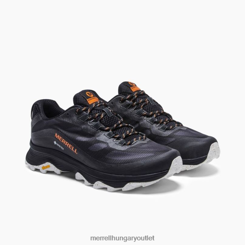 férfiak Merrell fekete moab sebesség gore-tex cipő H06N022