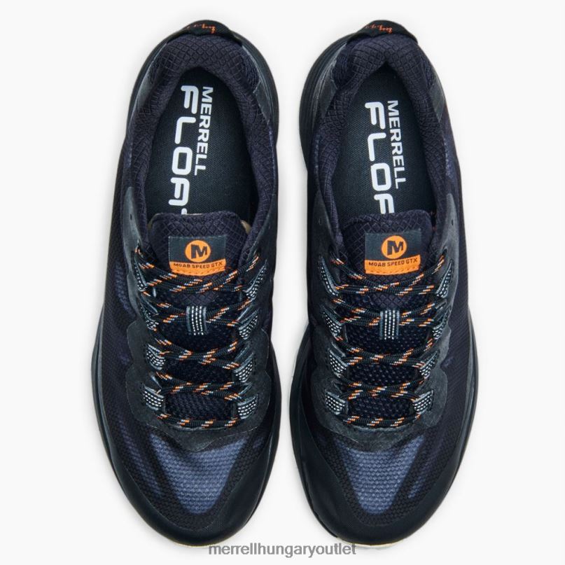 férfiak Merrell fekete moab sebesség gore-tex cipő H06N022