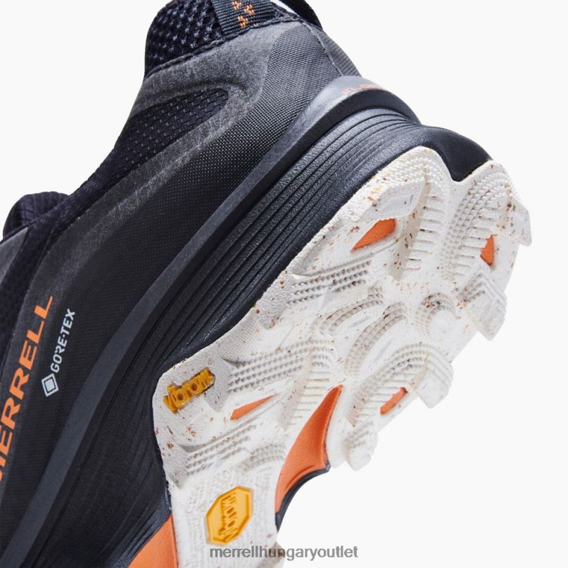 férfiak Merrell fekete moab sebesség gore-tex cipő H06N022