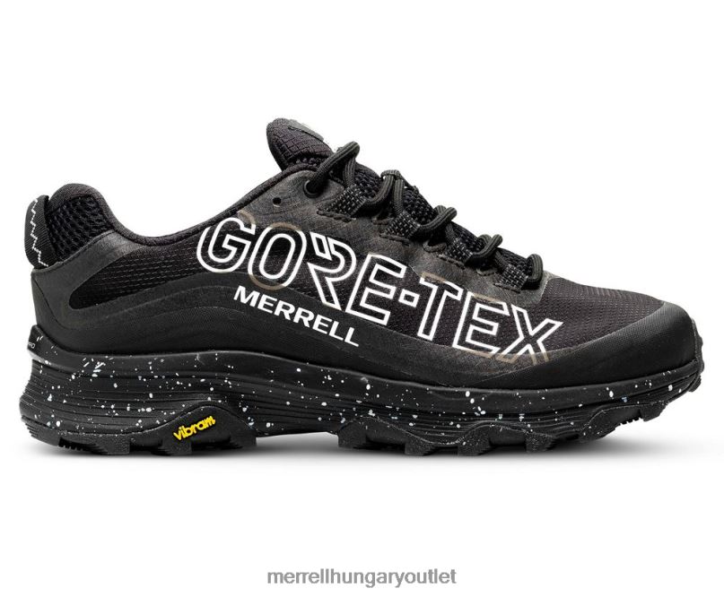 férfiak Merrell fekete moab sebesség gore-tex se cipő H06N0580