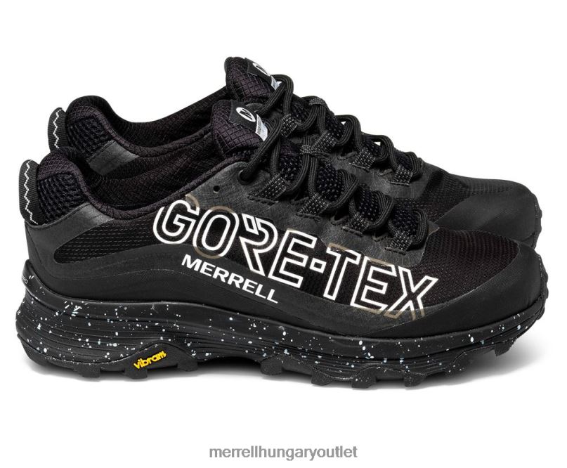 férfiak Merrell fekete moab sebesség gore-tex se cipő H06N0580