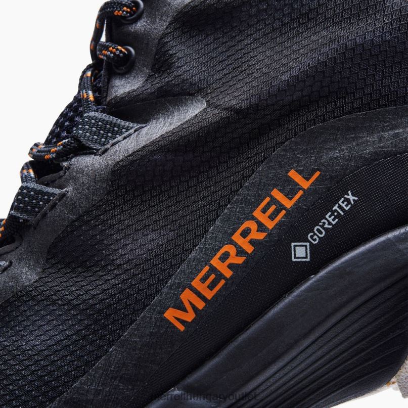 férfiak Merrell fekete moab sebesség közepes gore-tex cipő H06N0189