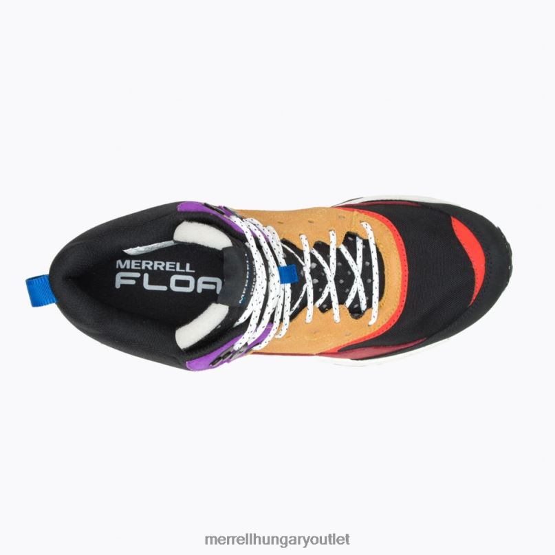 férfiak Merrell fekete multi sebesség solo mid vízálló cipő H06N039