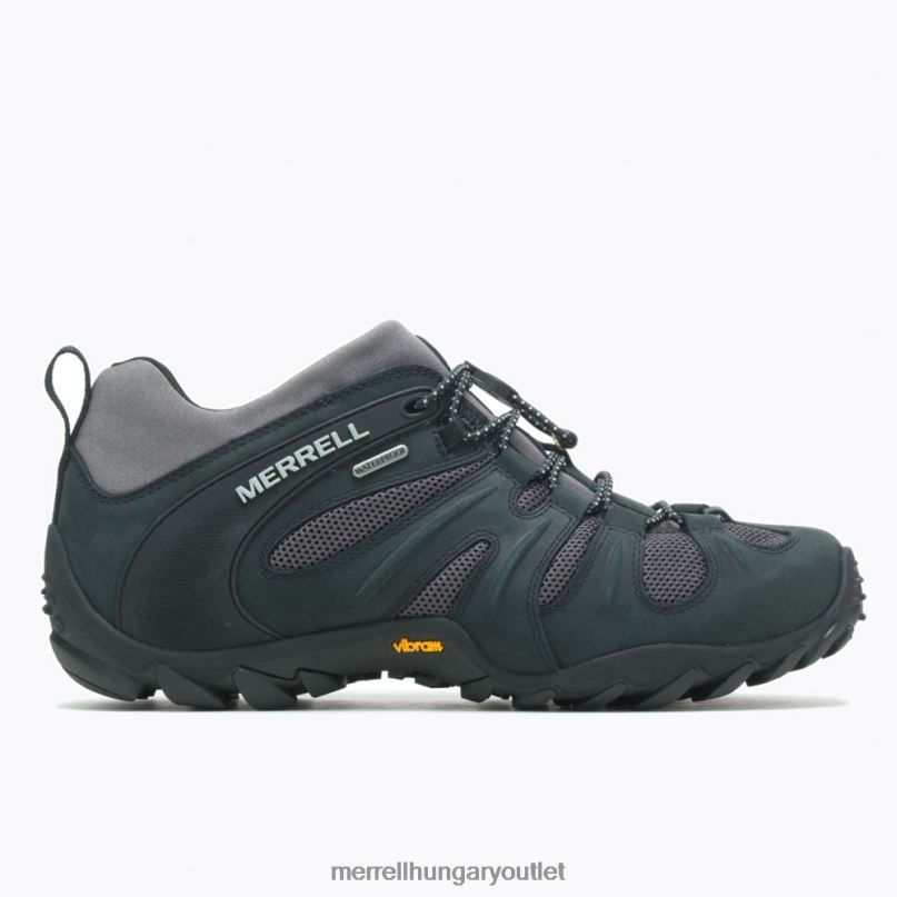 férfiak Merrell fekete/szürke chameleon 8 stretch vízálló cipő H06N0182