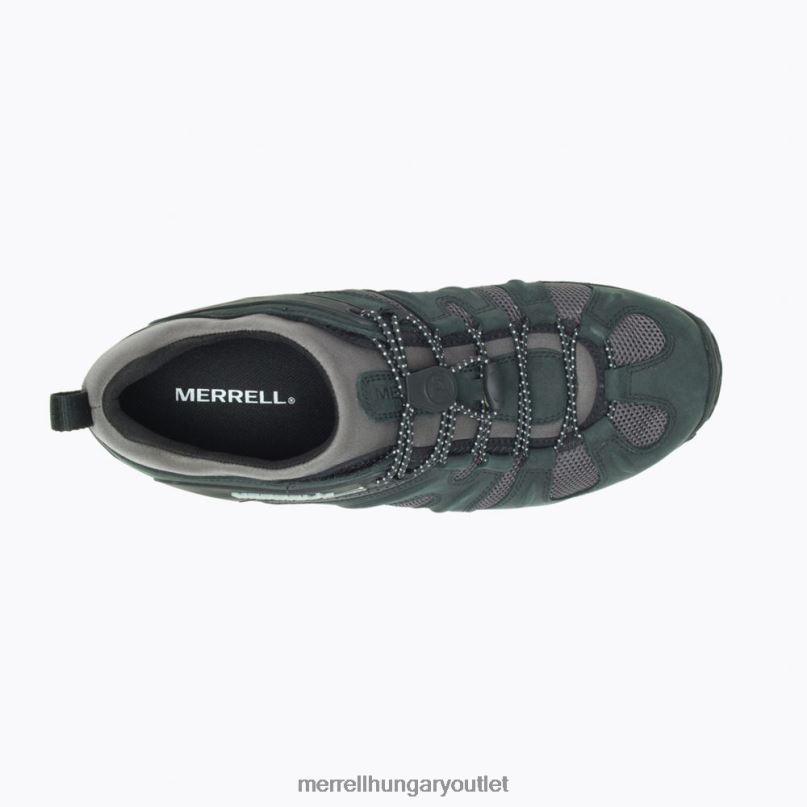 férfiak Merrell fekete/szürke chameleon 8 stretch vízálló cipő H06N0182