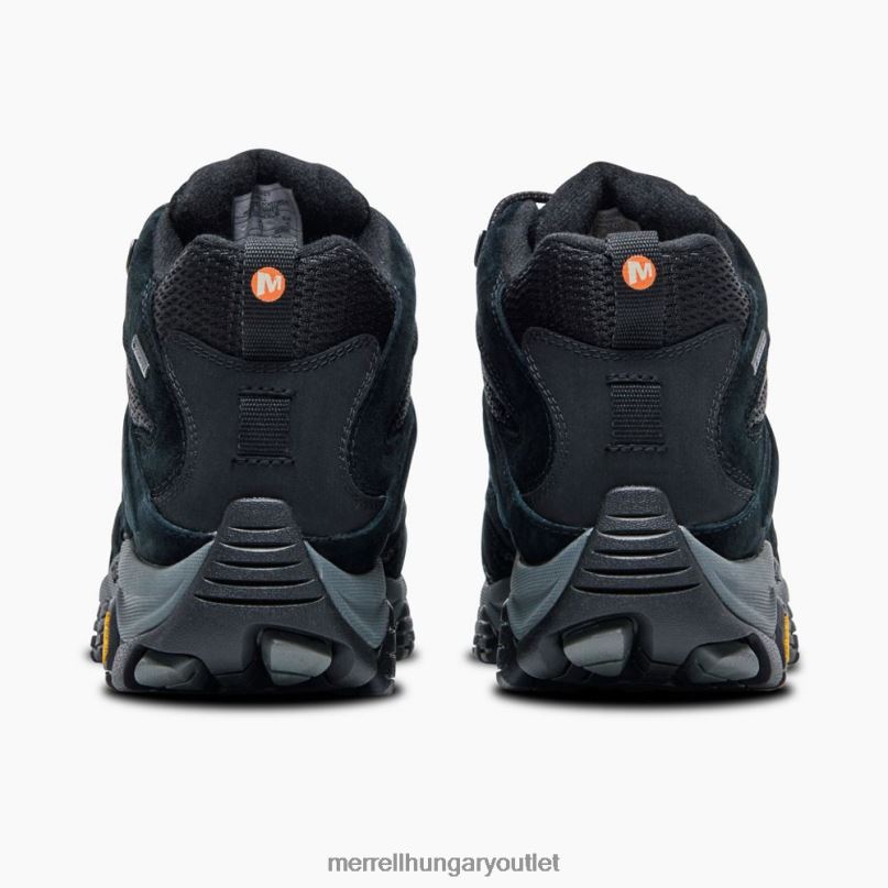 férfiak Merrell fekete/szürke moab 3 mid gore-tex cipő H06N0264