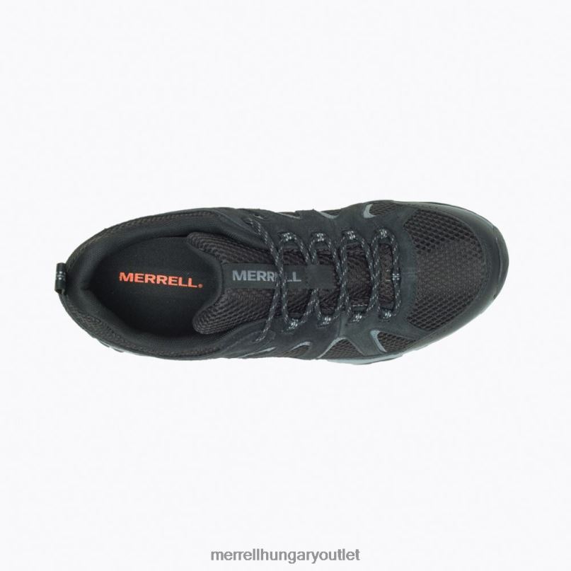 férfiak Merrell fekete tölgypatak széles szélessége cipő H06N0395