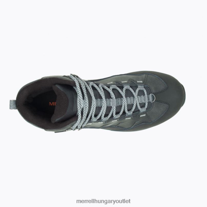 férfiak Merrell fekete thermo chill mid vízálló széles szélesség cipő H06N0709