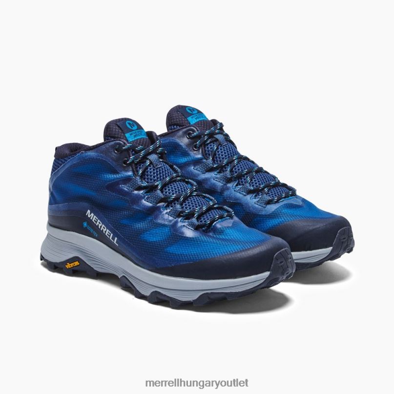 férfiak Merrell haditengerészet moab sebesség közepes gore-tex cipő H06N0193