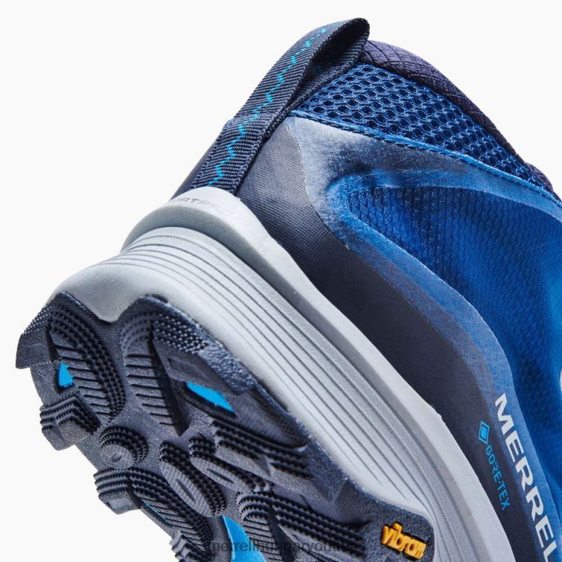 férfiak Merrell haditengerészet moab sebesség közepes gore-tex cipő H06N0193