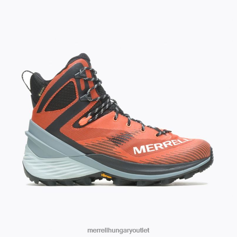 férfiak Merrell narancs szélhámos természetjáró középső gore-tex cipő H06N035