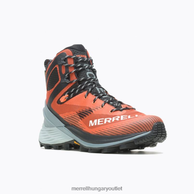 férfiak Merrell narancs szélhámos természetjáró középső gore-tex cipő H06N035