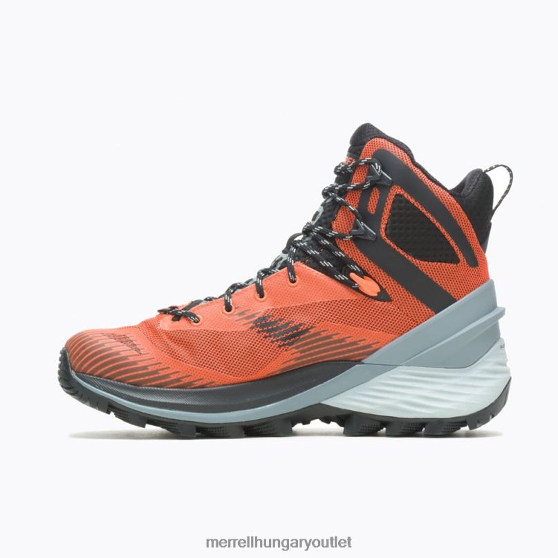 férfiak Merrell narancs szélhámos természetjáró középső gore-tex cipő H06N035