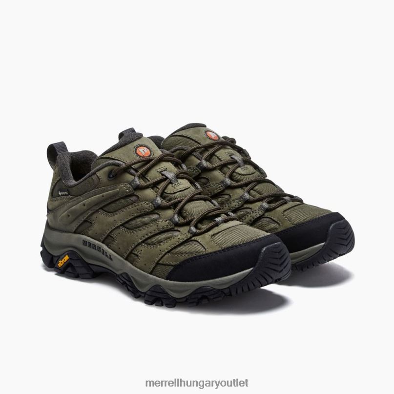 férfiak Merrell olajbogyó moab 3 sima gore-tex cipő H06N0656