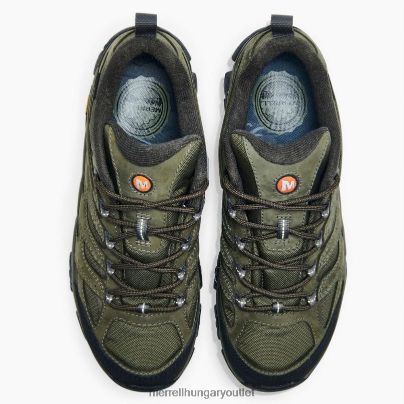 férfiak Merrell olajbogyó moab 3 sima gore-tex cipő H06N0656